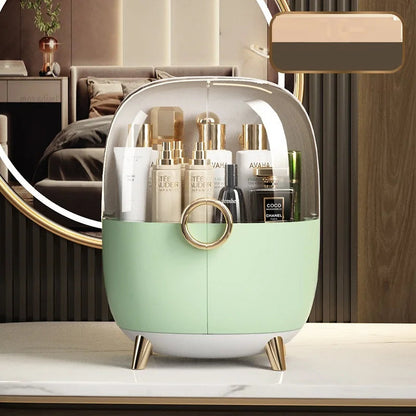 Luxury Cosmetics Storage Box with Clear Cover – Elegant Makeup Organizer