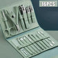 16pcs Nail clippers and nail trimming tool set