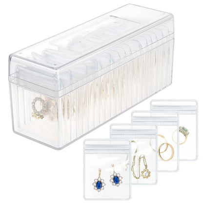 20 Pouch Portable Acrylic Jewelry Box Organizer