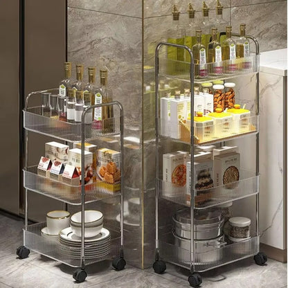 Acrylic Multipurpose Storage Trolley