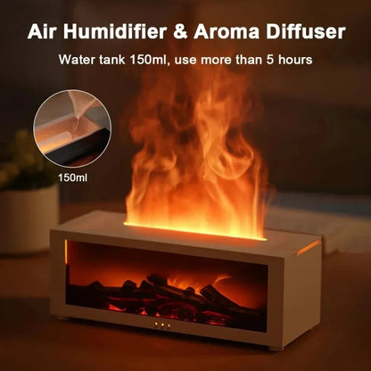 Fireplace Flame Air Diffuser Humidifier