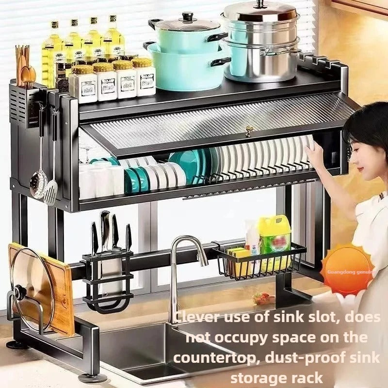 Over The Sink Cabinet Rack