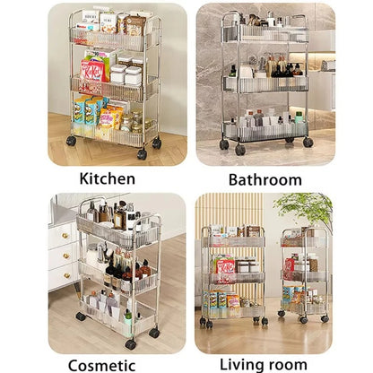 Acrylic Multipurpose Storage Trolley