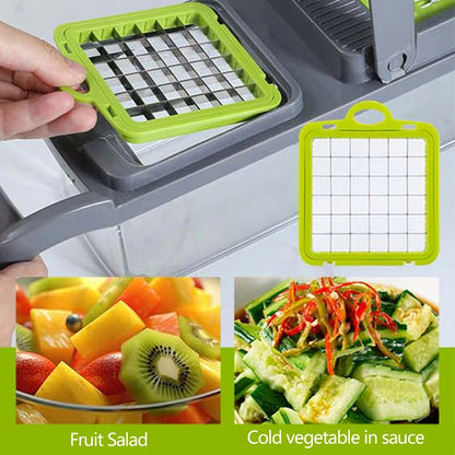16 in 1 Multifunctional Vegetable Slicer Cutter with Storage Container