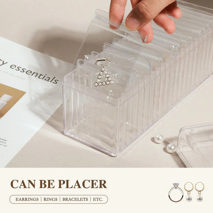 20 Pouch Portable Acrylic Jewelry Box Organizer