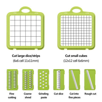 16 in 1 Multifunctional Vegetable Slicer Cutter with Storage Container