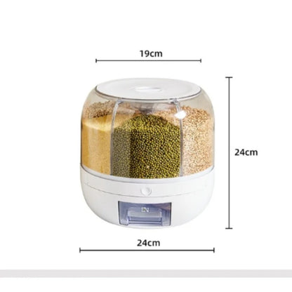 Rice Grain Dispenser Food Container Grain Bucket Storage Box