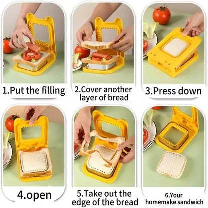 Sandwich Cutter & Sealer DIY Crustless Sandwich Maker