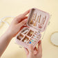 Mini Leather Square Jewellery Box