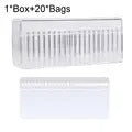 20 Pouch Portable Acrylic Jewelry Box Organizer