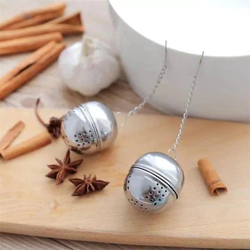 Stainless Steel Spice Infuser Ball with Chain for Tea and Cooking