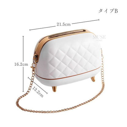 Handbag Style Tissue Box Elegant Leather Tissue Holder for Home