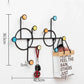 Luxury Nordic Geometric Wall Hook Rack for Entryway & Home Organization