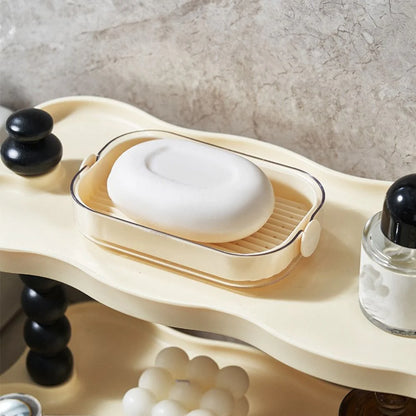 Drainage Soap Holder Box Portable Soap Storage Case