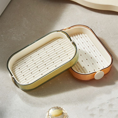 Drainage Soap Holder Box Portable Soap Storage Case
