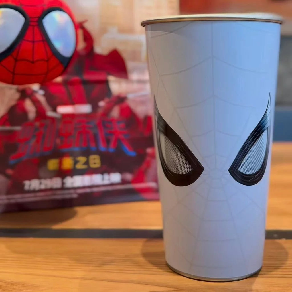 Creative Spider-Man Color Changing Water Cup – Thermal Reactive Tumbler Gift for Home Office Daily Use — 500ml