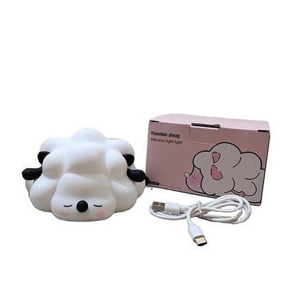 Sheep Silicone Night Light – Multicolour Bedside Lamp for Kids