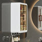 Wall Mounted Bathroom Storage Cabinet with Hooks Space-Saving Organizer