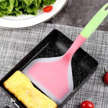 Flexible Silicone Kitchen Scraper for Dishes, Bowls and Cookware Cleaning