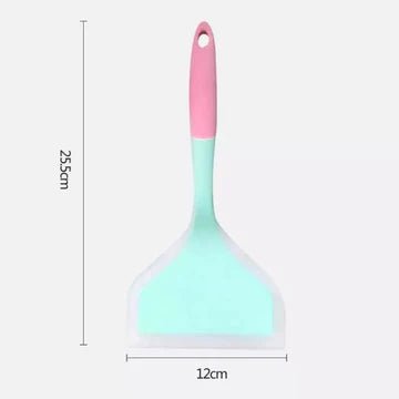 Flexible Silicone Kitchen Scraper for Dishes, Bowls and Cookware Cleaning