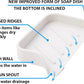 Self-Draining Soap Holder Tray Kitchen & Bathroom Soap Dish
