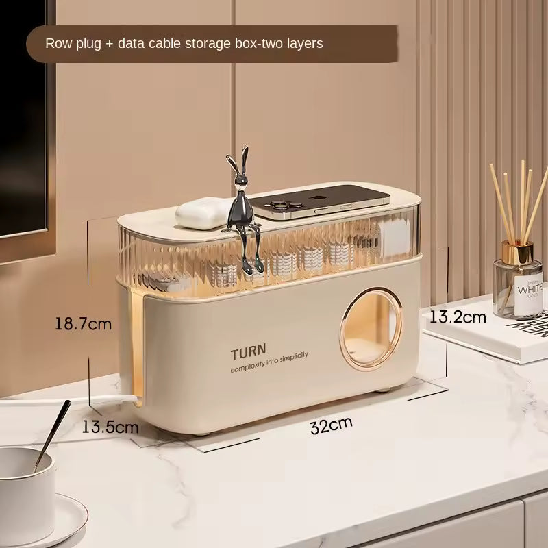 Luxury Cable Organizer Box for Desk with Stylish Design