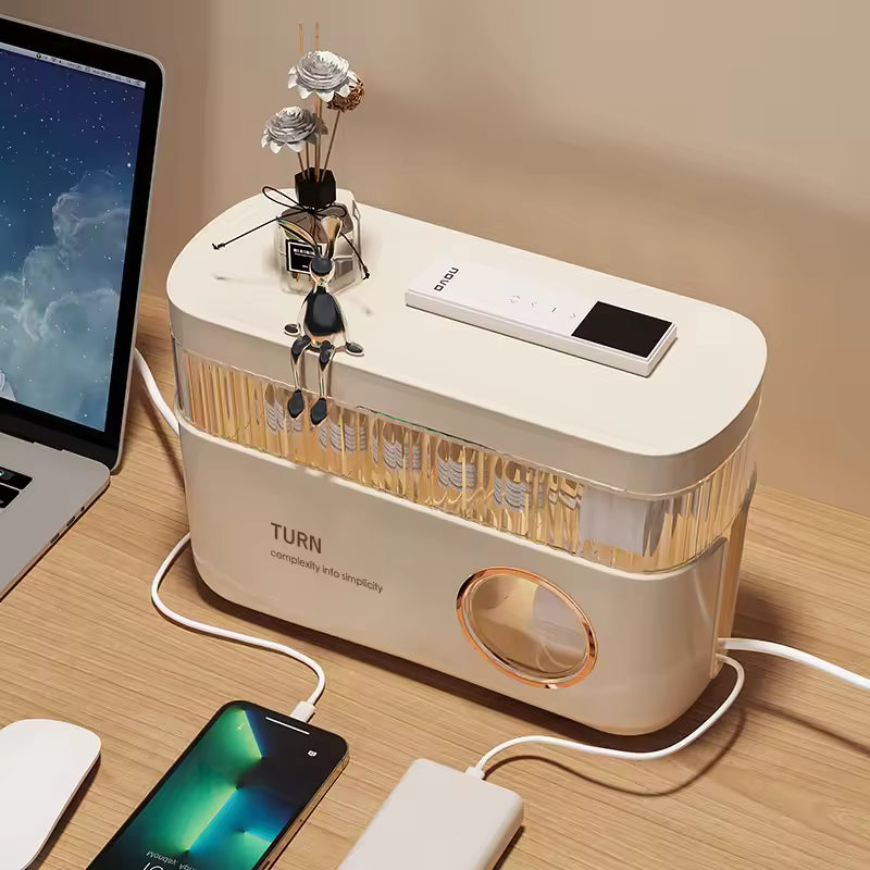 Luxury Cable Organizer Box for Desk with Stylish Design