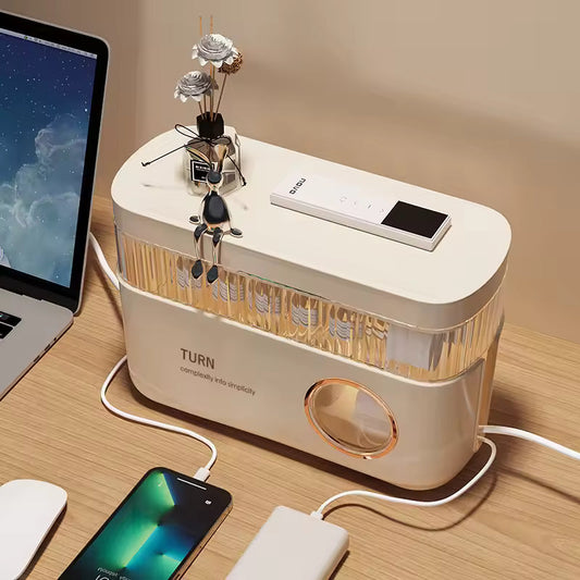 Luxury Cable Organizer Box for Desk with Stylish Design