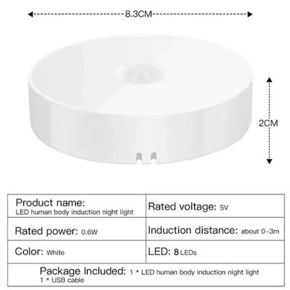 USB Rechargeable Closet Lamp with Soft Glow