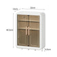 Wall Mounted Bathroom Storage Cabinet with Hooks Space-Saving Organizer