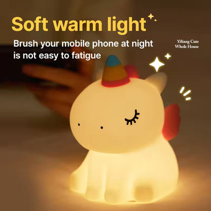 Unicorn LED Night Light with Adjustable Brightness